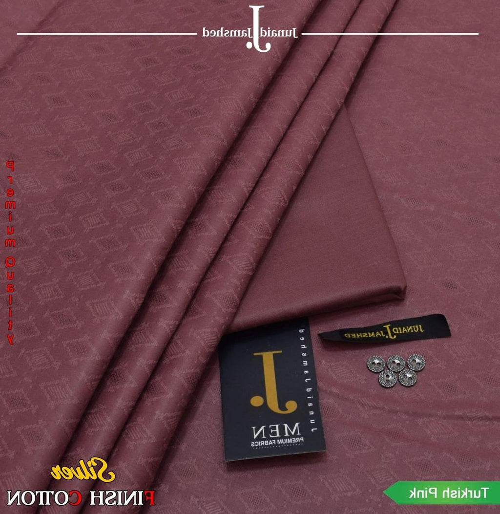 Men's  Textured Hard Cotton Suit with Silver Finish