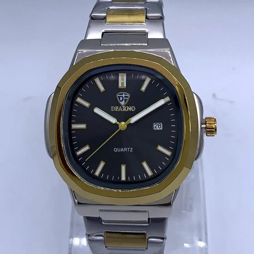 DEARNO Luxury  Dial Men's Watch -  Stainless Steel Chain