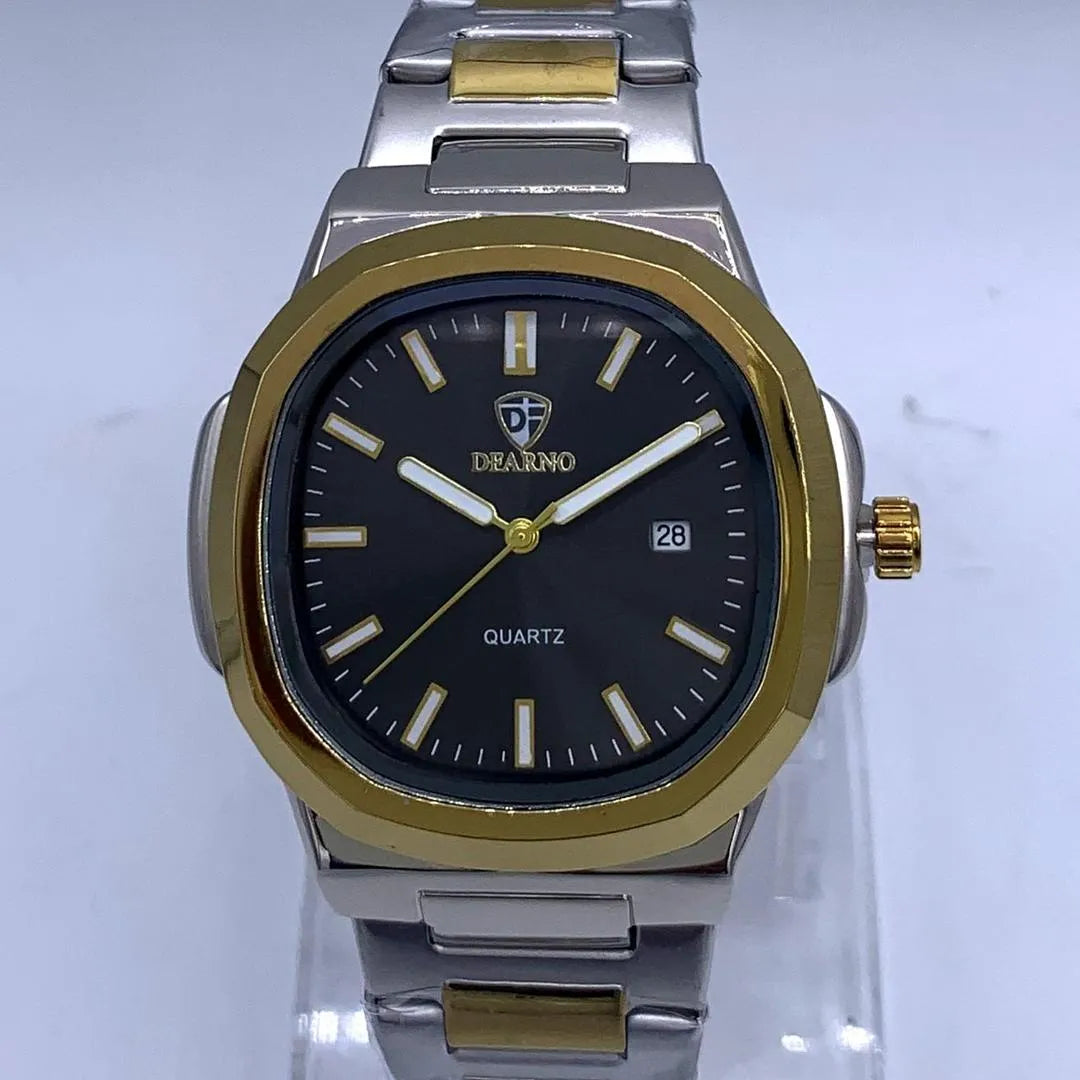 DEARNO Luxury  Dial Men's Watch -  Stainless Steel Chain