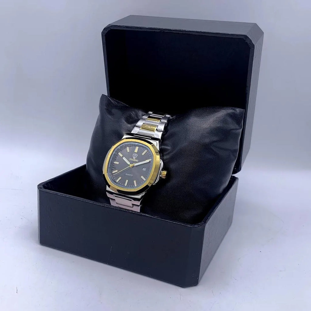 DEARNO Luxury  Dial Men's Watch -  Stainless Steel Chain