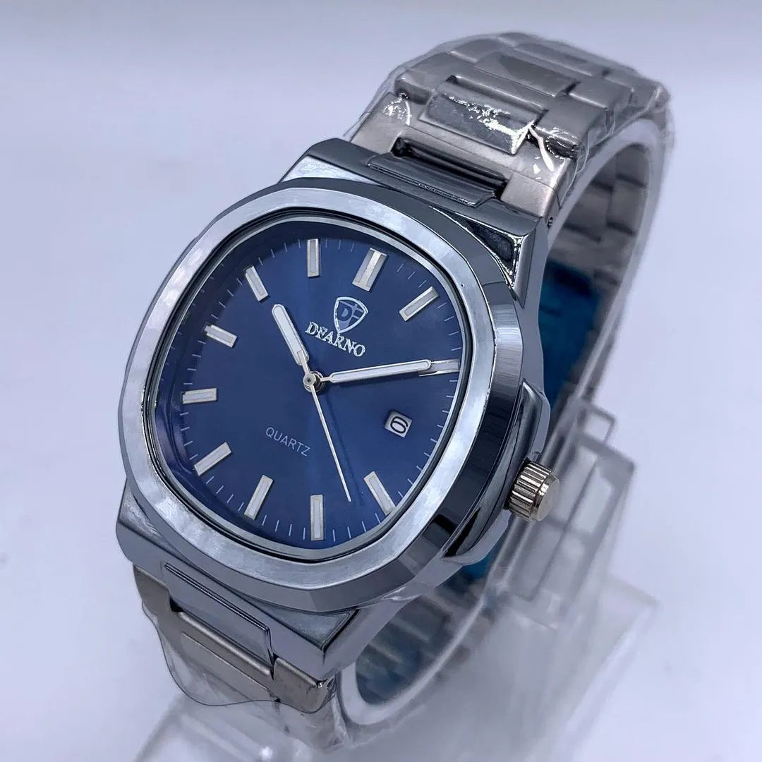 DEARNO Luxury  Dial Men's Watch -  Stainless Steel Chain