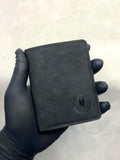 Men's Leather Bi-Fold Wallet with 6 Card Pockets