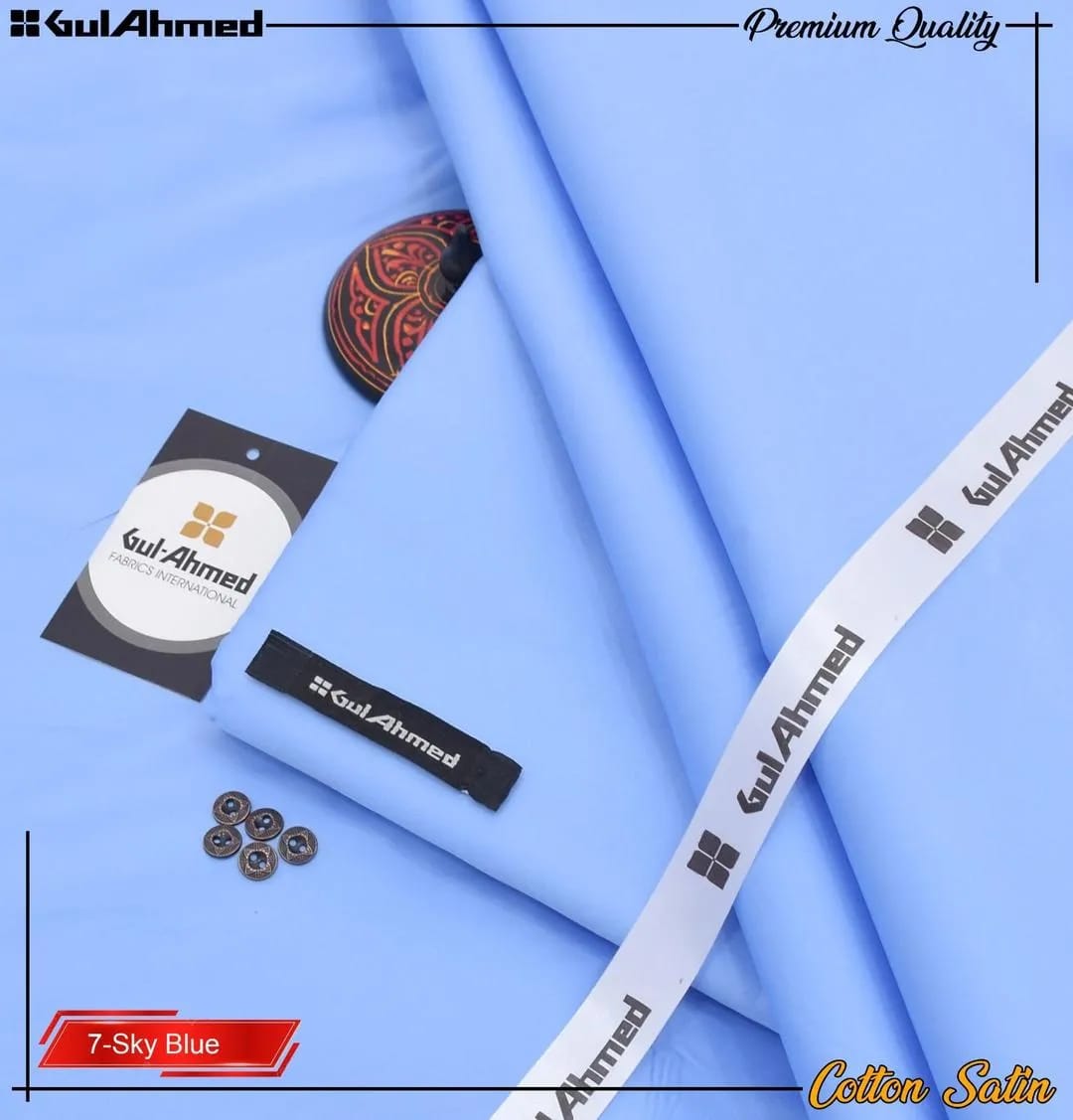 J. Men Premium Finish Cotton Fabric – Luxury Unstitched Suit