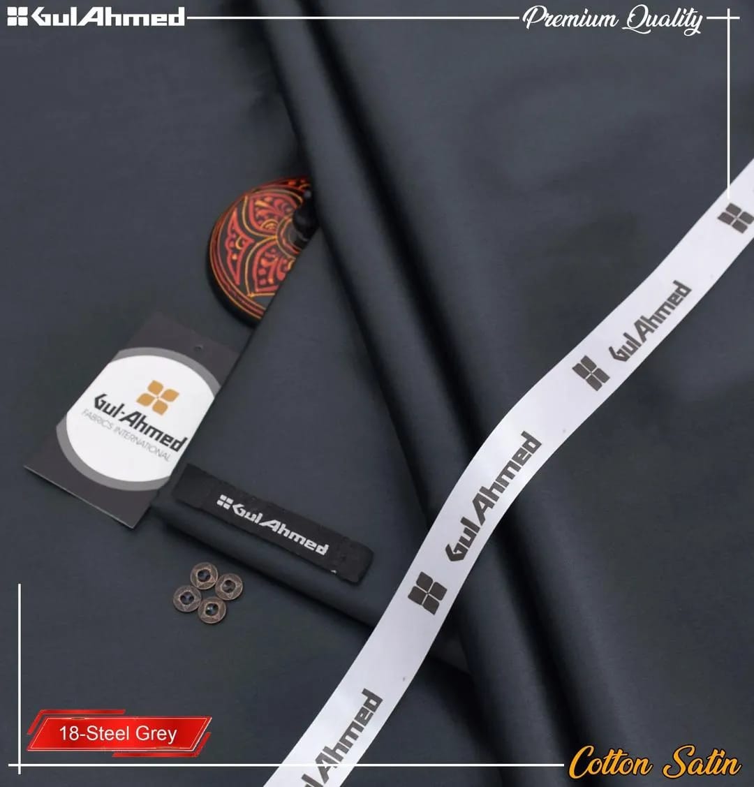 J. Men Premium Finish Cotton Fabric – Luxury Unstitched Suit